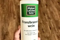 Verstopfte Nase? Franzbranntwein!