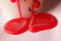 Wachsflecken entfernen II