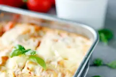Tomaten-Hollandaise-Lasagne