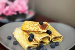 Vegane Crepes (ohne Ei, ohne Kuhmilch)