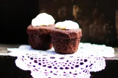 Schokomuffins mit fl&uuml;ssigem Kern