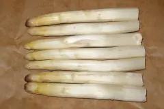 Spargel auf dem Backblech im Ofen garen