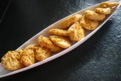 Cornflakes-K&auml;se-Cracker (zum Dippen)