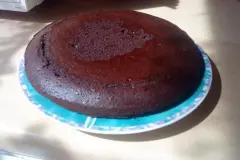 Schokokuchen mit Sahne statt Butter