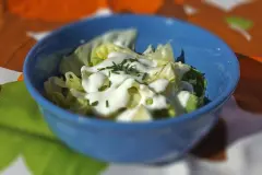 S&uuml;&szlig;e Salatsauce f&uuml;r Eisbergsalat