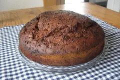 Pfefferminz-Schokoladen-Kuchen, der Zarte