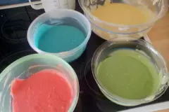 Bunter Papageienkuchen - Geburtstagskuchen