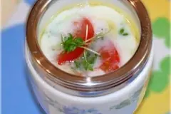 Eierrezept im Egg-Coddler