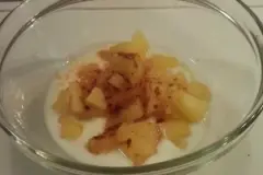 Zimt&auml;pfel - &Auml;pfel anbraten in der Pfanne