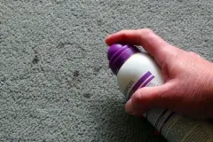 Rasierschaum gegen Flecken im Teppich