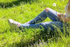 Grasflecken entfernen mit Kernseife