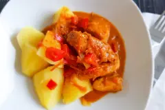 Geschnetzeltes nach Art der M&ouml;psin - nicht nur f&uuml;r Diabetiker