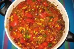 Chili con Carne Reste weiterverwerten