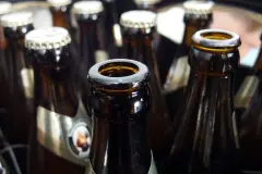 Bierflasche als Lebend-Mausefalle