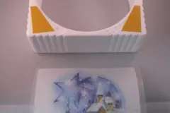 Aus Styropor von Tiefk&uuml;hltorten romatisches Licht zaubern