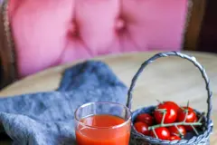 Selbstgemachter Tomatensaft