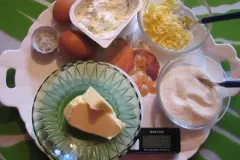 Poetische Suppeneinlage - Grie&szlig;kl&ouml;&szlig;chen mit Quark