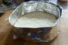 Tortenring selber machen aus Alufolie