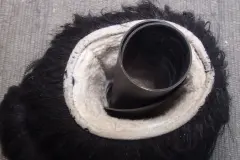 Tischset als Stiefelspanner