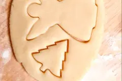 F&ouml;rmchen beim Pl&auml;tzchenbacken am "Kleben" hindern