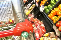 Einkaufswagen-Chip am Autoschl&uuml;ssel