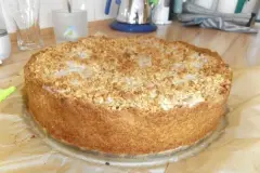 Apfelkuchen mit Krokant