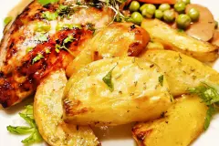 Knoblauch-Ofenkartoffeln super lecker als Grill-Beilage