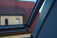 Dachfenster &ouml;ffnen zum Putzen