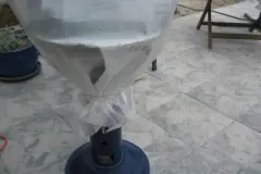 Schutzh&uuml;lle f&uuml;r den Holzkohlegrill basteln