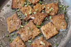 Gebratenes Brot / g&uuml;nstiges & schnelles Mittagessen