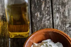 Eigelb-Oliven&ouml;l-Maske