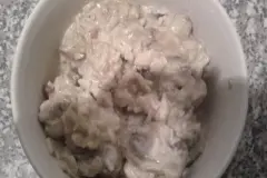 Putengeschnetzeltes mit Schmelzk&auml;se