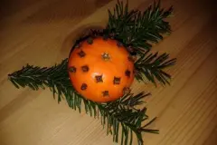 Raumduft mit Nelken & Mandarinen
