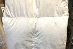 Federbett in der Waschmaschine waschen