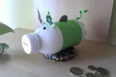 Sparschwein aus PET-Flasche basteln
