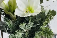 Strau&szlig; mit echter und k&uuml;nstlicher Amaryllis