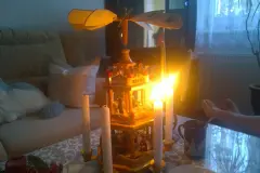 Weihnachtspyramide dreht sich nicht