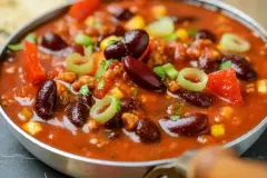 Chili sin carne - veganes schnelles und einfaches Chili
