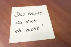 B&uuml;rospiel: Traust du dich eh nicht!