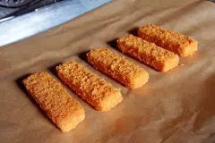 Fischst&auml;bchen braten ohne Herd putzen
