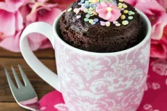 Schokoladen-Tassenkuchen aus der Mikrowelle