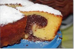 Herrlich saftiger Marmorkuchen mit Eierlik&ouml;r und Nutella