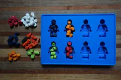 Wachsmalstifte schmelzen