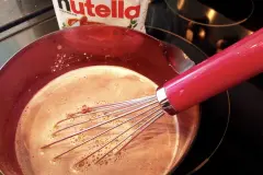 Nutellapudding: Reste im Nutellaglas verwerten