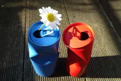 Dosenvase: Vasen aus Getr&auml;nkedosen ~ Upcycling
