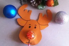 Lolli Rentier - kleines s&uuml;&szlig;es Mitbringsel f&uuml;r Kinder