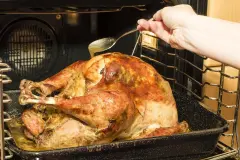 Gans zu trocken? "Tot"gebraten?