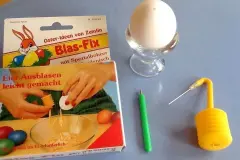 Eier ausblasen ohne Anstrengung
