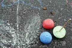 Stra&szlig;enmalkreide am Stiel selber machen ~ DIY