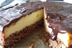 New York Cheesecake - M&uuml;sli und Schokolade verwerten